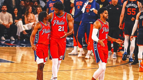 PHILADELPHIA 76ERS Trending Image: NBA says 76ers' Tyrese Maxey was fouled twice before late turnover in Game 2 loss